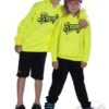 EXc Braaap Unisex Kidz Hoodie, Neon Yellow