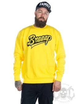 EXc Braaap Unisex Sweatshirt, Yellow