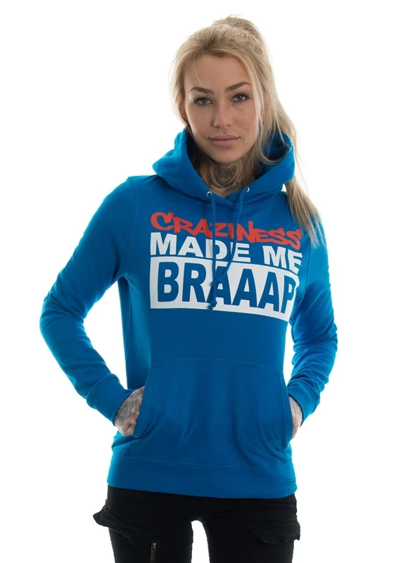 EXc Craziness Hoodie, Sapphire Blue 1 EXc Craziness Hoodie, Sapphire Blue
