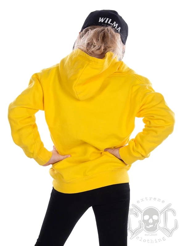 EXc Craziness Kids Hoodie, Yellow 2 EXc Craziness Kids Hoodie, Yellow – Bild 2