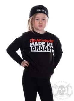 EXc Craziness Kids Sweatshirt, Black