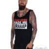 EXc Craziness Made Me Braaap Men Tank, Black