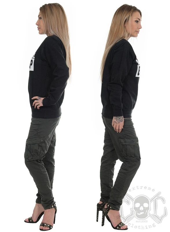 EXc Craziness Unisex Sweatshirt, Black Smoke 3 EXc Craziness Unisex Sweatshirt, Black Smoke – Bild 3