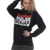 EXc Craziness Unisex Sweatshirt, Black Smoke