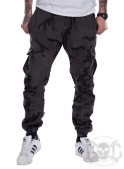 EXc Dark Camo Cargo Pants Men