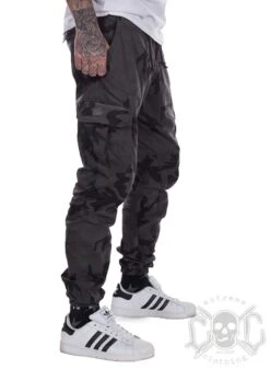 EXc Dark Camo Cargo Pants Men -Straßenmode Kleidung exc dark camo cargo pants men 7