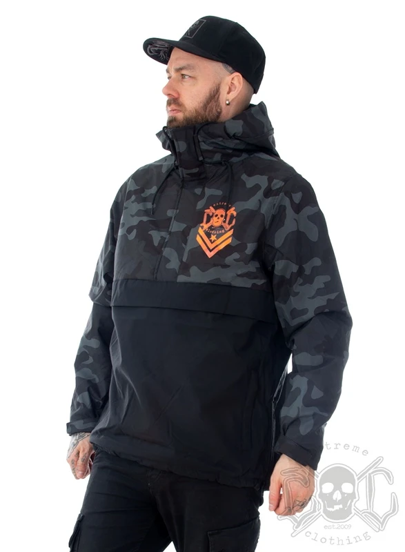 EXc Dark Camo Unisex Pullover Jacket 1 EXc Dark Camo Unisex Pullover Jacket