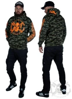 EXc E A F Camo Hoodie UniSex, Orange -Straßenmode Kleidung exc e a f camo hoodie unisex orange 2
