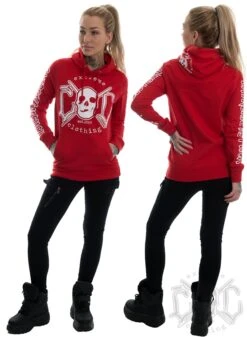 EXc E A F Hoodie, Red 5 EXc E A F Hoodie, Red -Straßenmode Kleidung exc e a f hoodie red 1