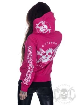 EXc E A F LOGO HOODIE, Rosa