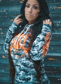 EXc E A F Snowcamo Orange Hoodie Unisex -Straßenmode Kleidung exc e a f snowcamo orange hoodie unisex 7