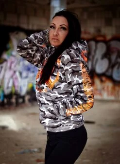 EXc E A F Snowcamo Orange Hoodie Unisex -Straßenmode Kleidung exc e a f snowcamo orange hoodie unisex 8
