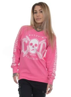 EXc E A F Unisex Sweatshirt, Baby Pink