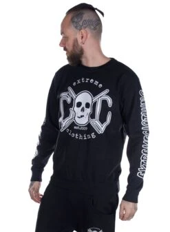 EXc E A F UNISEX SWEATSHIRT, BLACK SMOKE