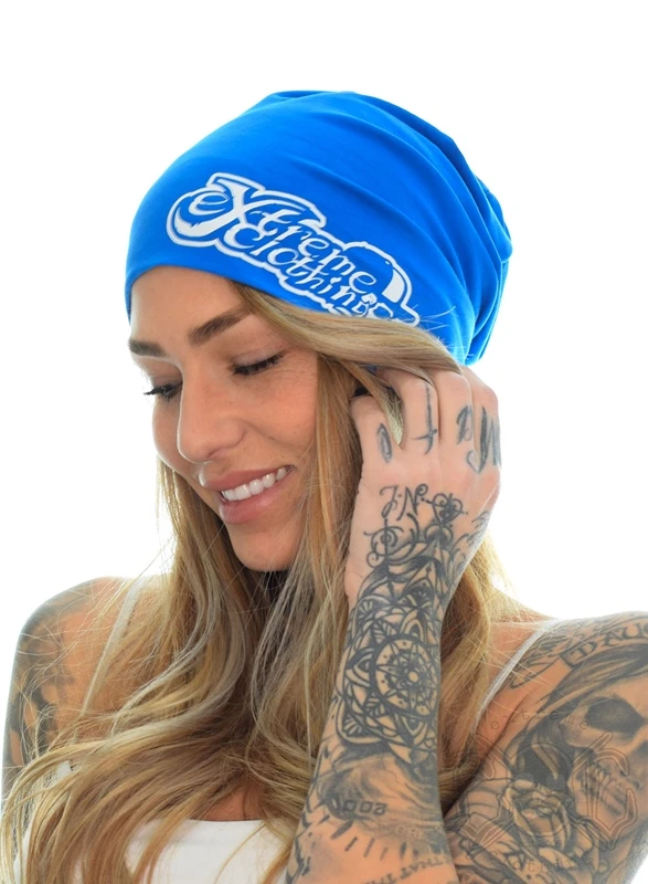 EXc EXtremeClothing Beanie, Sapphire Blue 2 EXc EXtremeClothing Beanie, Sapphire Blue – Bild 2