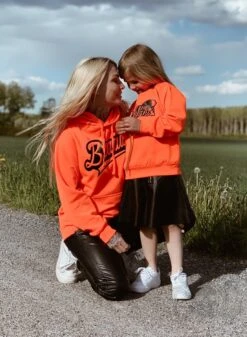 EXc EXtremeclothing Kids Sweatshirt, Neon Orange -Straßenmode Kleidung exc extremeclothing kids sweatshirt neon orange 3