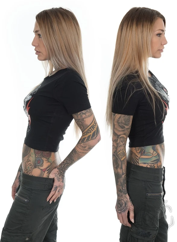 EXc Girls That Ride Cropped Tee, Black 3 EXc Girls That Ride Cropped Tee, Black – Bild 3