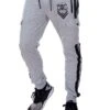 EXc Grey N Black Unisex Cargo Sweatpants
