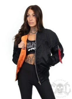 EXc Kevlar Bomber Jacka Black Skull -Straßenmode Kleidung exc kevlar bomber jacka black skull 4