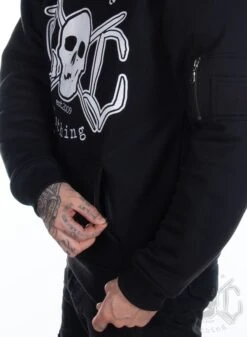 EXc Kevlar Bomber Tröja, Black -Straßenmode Kleidung exc kevlar bomber troja black 2