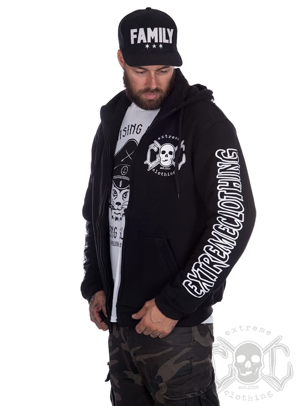 EXc Kevlar Skull Hoodie, Unisex 3 EXc Kevlar Skull Hoodie, Unisex – Bild 3