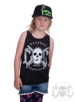 EXc Kids Skull Tank