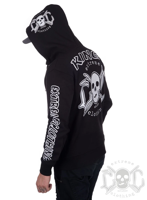 EXc King Hoodie, B/W 4 EXc King Hoodie, B/W – Bild 4