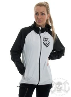 EXc Logo Runner Jacket Unisex, Black N White