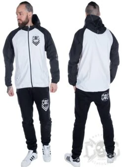 EXc Logo Runner Jacket Unisex, Black N White -Straßenmode Kleidung exc logo runner jacket unisex black n white 3