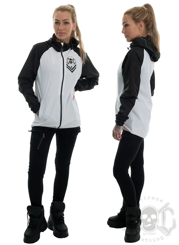 EXc Logo Runner Jacket Unisex, Black N White 3 EXc Logo Runner Jacket Unisex, Black N White – Bild 3