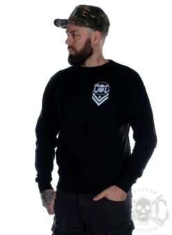 EXc Logo Sweatshirt Unisex, Black/White