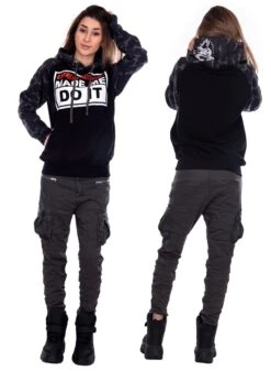 EXc Made Me DO It Black N Camo Unisex Hoodie -Straßenmode Kleidung exc made me do it black n camo unisex hoodie 7