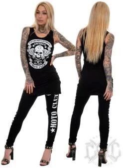 EXc Moto Club Long Tank, Black -Straßenmode Kleidung exc moto club long tank black 1