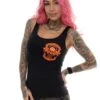 EXc Moto Club Tank, Black N Orange