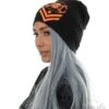 EXc New Logo Beanie, Black N Orange