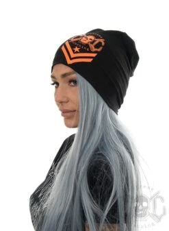 EXc New Logo Beanie, Black N Orange