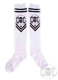 EXc New Logo Socks, White