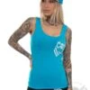 EXc New Logo Tank, Caribbean Blue