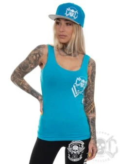 EXc New Logo Tank, Caribbean Blue