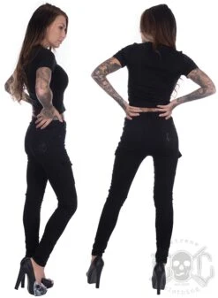 EXc New Skull Logo Cropped Tee -Straßenmode Kleidung exc new skull logo cropped tee 2