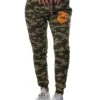 EXc Orange Skull Camo Sweatpants Unisex