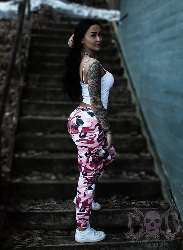 EXc Pink Camo Cargo Pants 2 EXc Pink Camo Cargo Pants – Bild 2