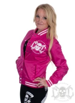 EXc Pink College Jacket -Straßenmode Kleidung exc pink college jacket 2