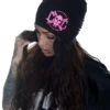 EXc Pink Skull Beanie