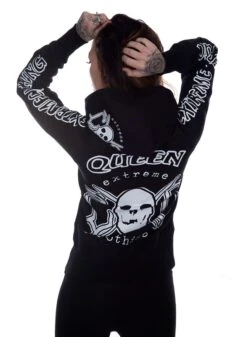 EXc Queen Hoodie, B/W