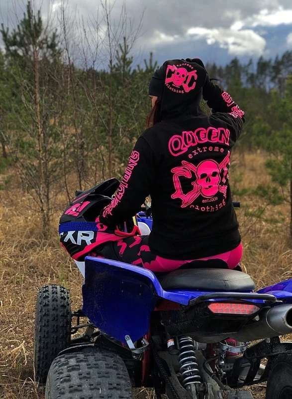 EXc Queen Hoodie Rosa 6 EXc Queen Hoodie Rosa – Bild 6