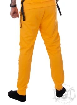EXc Ribbon Sweatpants, Yellow -Straßenmode Kleidung exc ribbon sweatpants yellow 1