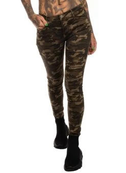 EXc Ripped Skinny Camo Pants