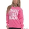 EXc S O Braaap Unisex Sweatshirt, Baby Pink