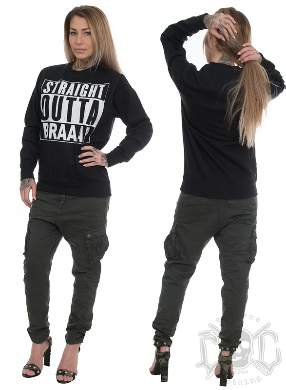 EXc S O Braaap Unisex Sweatshirt, Black Smoke 2 EXc S O Braaap Unisex Sweatshirt, Black Smoke – Bild 2